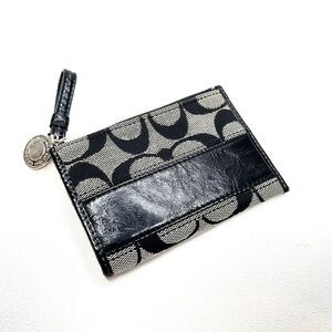 Coach Monochrome Signature Card Holder